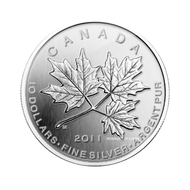 2011 Canada $10 Maple Leaf Forever Fine Silver (No Tax)