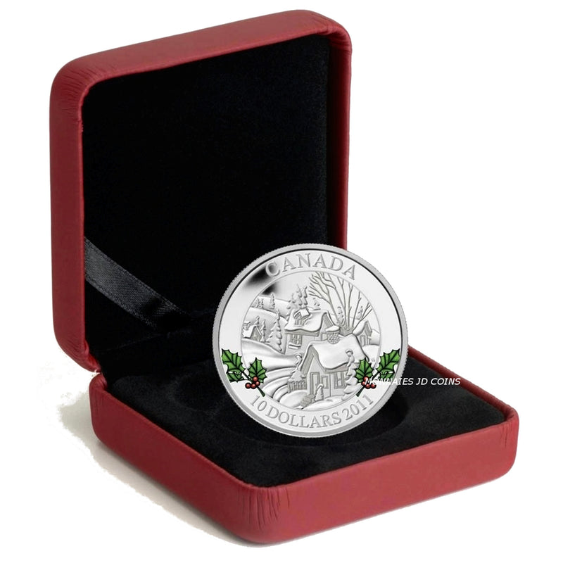 2011 Canada $10 Winter Town Fine Silver (No Tax)