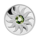 2011 Canada $3 Birthstone Collection August-Peridot Fine Silver (No Tax)