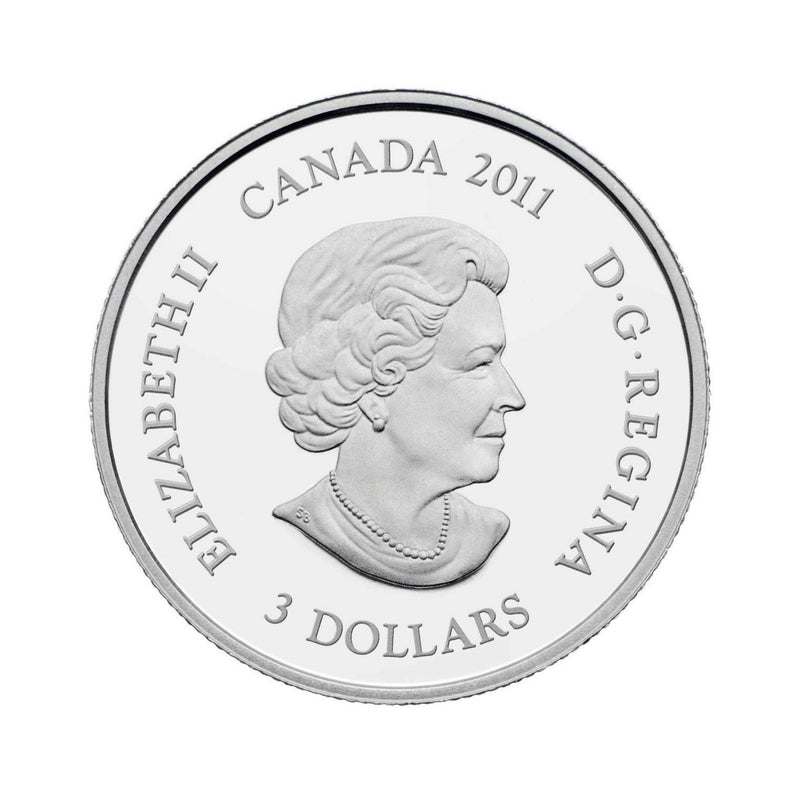 2011 Canada $3 Birthstone Collection February- Amethyst Fine Silver (No Tax)