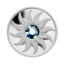 2011 Canada $3 Birthstone Collection March-Aquamarine Fine Silver (No Tax)