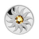 2011 Canada $3 Birthstone Collection November-Topaz Fine Silver (No Tax)