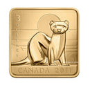 2011 Canada $3 Canada's Wildlike Conservation Series Black-Fooled Ferret Sterling Silver