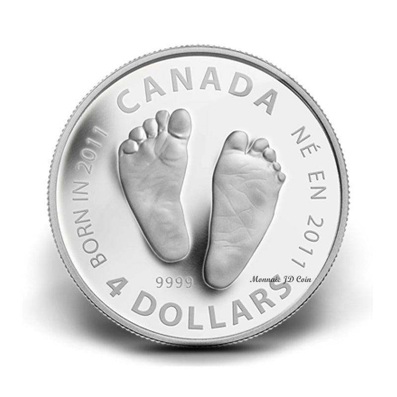 2011 Canada $4 Welcome To The World Fine Silver (No Tax)