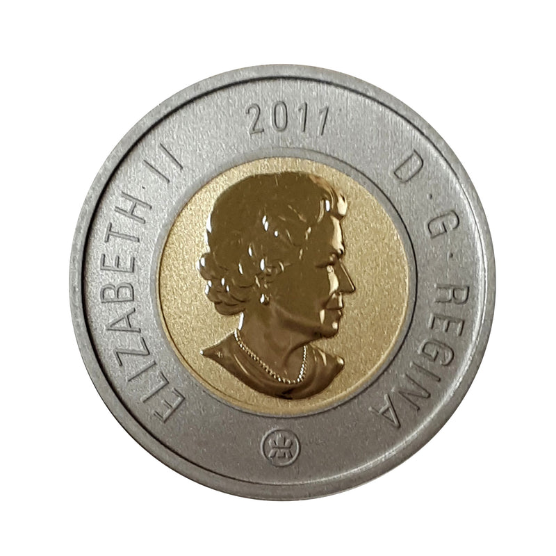2011 Canada 2 Dollars Polar Bear Specimen Coin