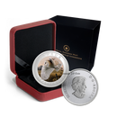 2013 Canada 25 Cents Coloured Coin Birds Of Canada Barn Owl