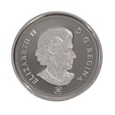 2012 Canada 25 Cents (No Silver) Proof Coin