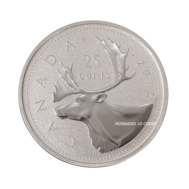 2012 Canada 25 Cents Specimen Coin