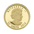 2012 Canada 50 Cent The Bluenose 1/25oz. 9999 Pure Gold (No Tax)