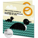 2012 Canada 25th Anniversary of the Loonie Set with Silver Plated Loon