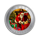 2012 Canada 50 Cent Holiday Santa's Magical Visit Lenticular Coin