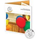 2012 Canada Birthday Gift Set 6 Coin With Special 25 Cent