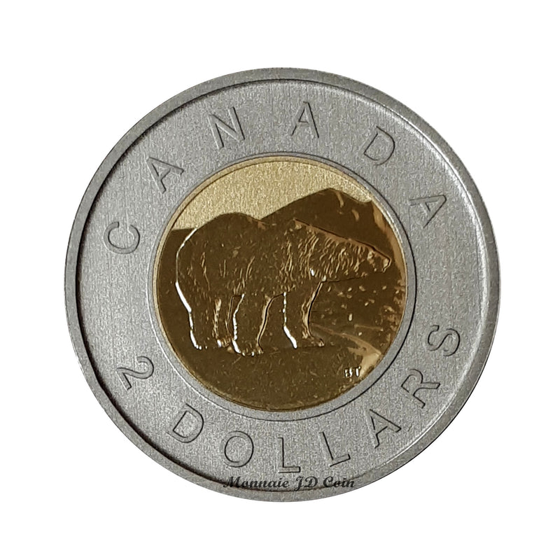 2013 Canada 2 Dollars Polar Bear Specimen Coin