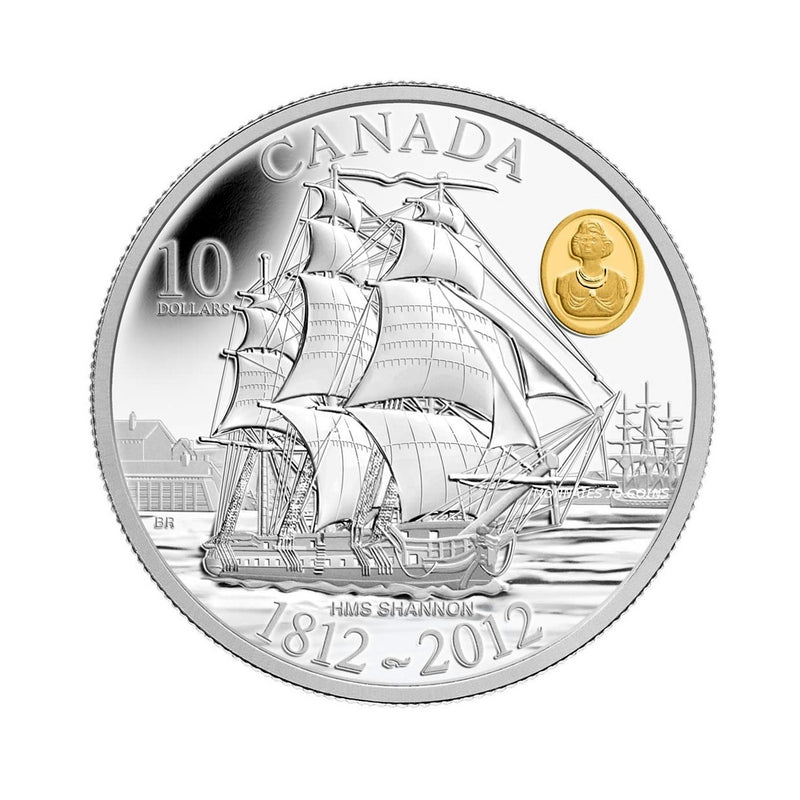 2012 Canada $10 RHMS Shannon Fine Silver (No Tax)