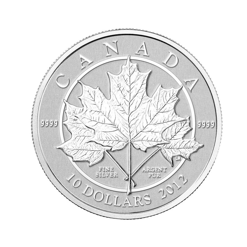 2012 Canada $10 Maple Leaf Forever Fine Silver (No Tax)