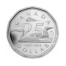 2012 Canada $1 25th Anniversary of the Loonie Fine Silver (No Tax)