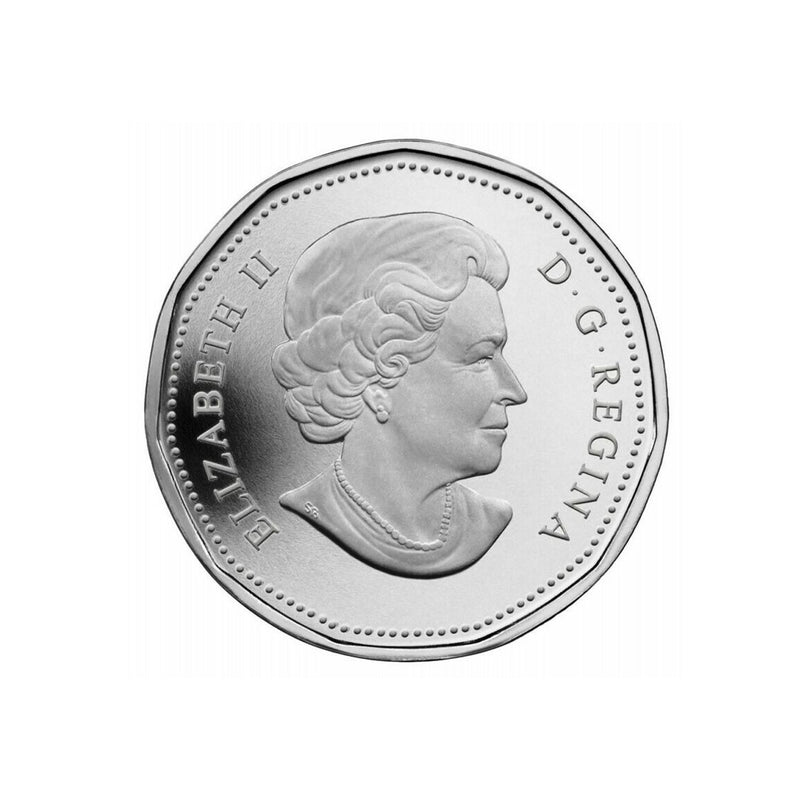 2012 Canada $1 25th Anniversary of the Loonie Fine Silver (No Tax)