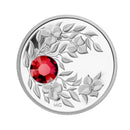 2012 Canada $3 Birthstone Collection July-Ruby Fine Silver (No Tax)