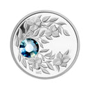 2012 Canada $3 Birthstone Collection March-Aquamarine Fine Silver (No Tax)