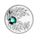 2012 Canada $3 Birthstone Collection May-Emerald Fine Silver (No Tax)