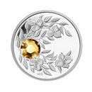 2012 Canada $3 Birthstone Collection November-Topaz Fine Silver (No Tax)