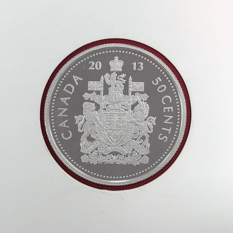 2013 Canada 50 Cents Proof Fine Silver Coin