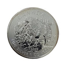 2013 Canada 5$ 1oz 99.99%Fine Silver Coin Wildlife Serie Bison