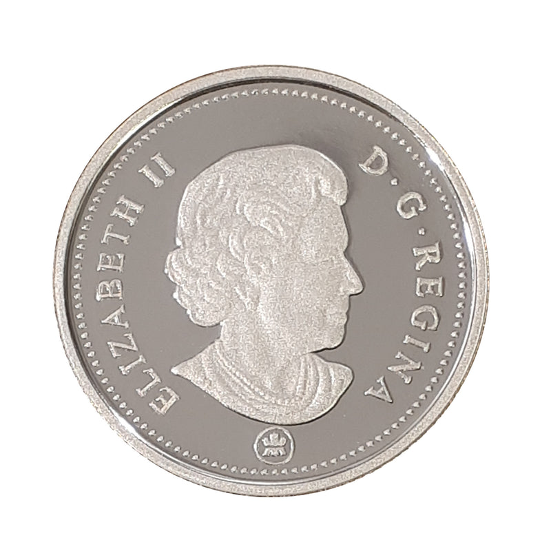 2013 Canada 25 Cents Pure Silver Proof Coin