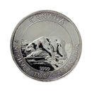 2013 Canada 8$ 1 1/2 oz 99.99%Fine Silver Coin Wildlife Series - Polar Bear