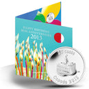 2013 Canada Happy Birthday Gift Set With Commemorative 25 Cent
