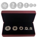 2013 Canada Silver Maple Leaf 25th Anniversary Fine Silver 99.99% Fractional Set