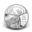 2012 Canada $20 Bull Moose by Robert Bateman Fine Silver