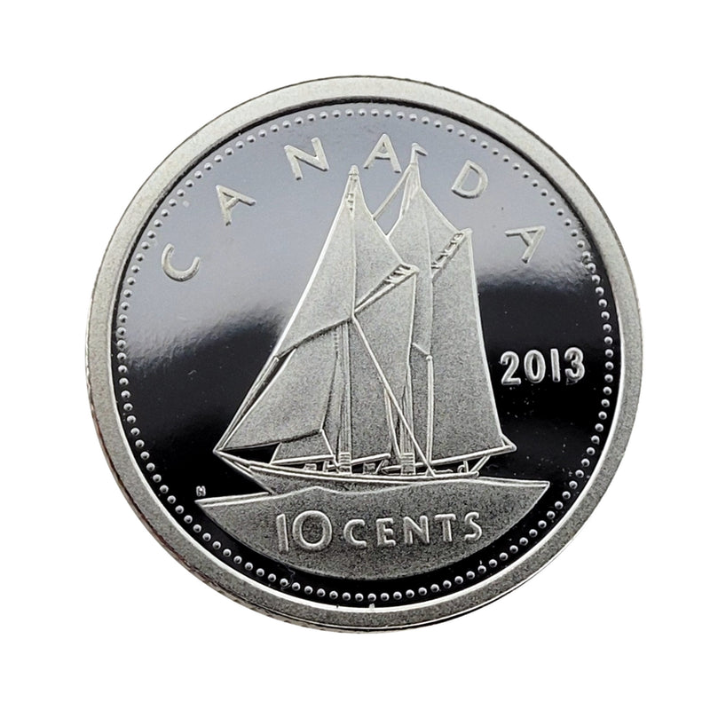 2013 Canada 10 Cents Silver Proof (No Tax)