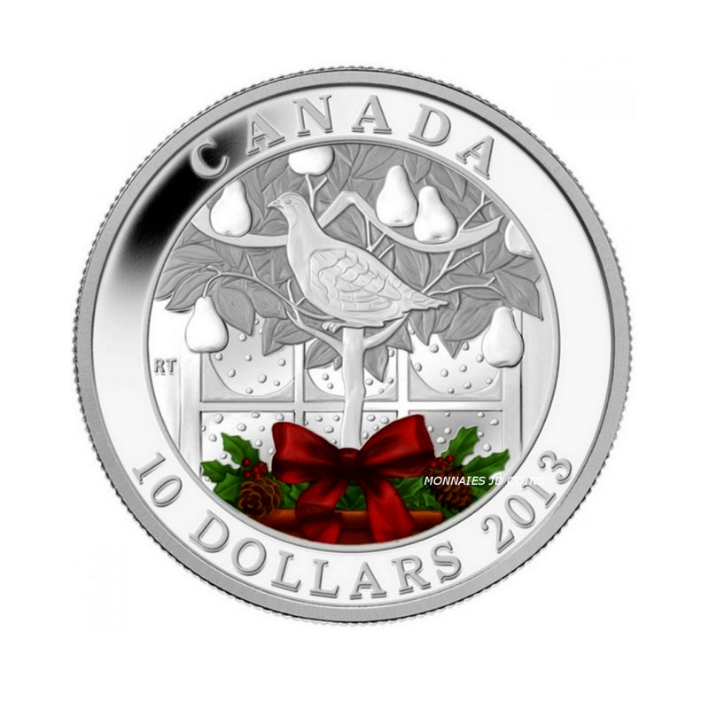 2013 Canada $10 A Partridge In A Pear Tree Fine Silver (No Tax)