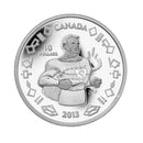 2013 Canada $10 75th Anniversary Of Superman Fine Silver (No Tax)