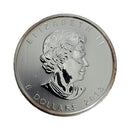 2013 Canada 5$ 1oz 99.99% Maple Leaf 25th Anniversary Fine Silver Coin