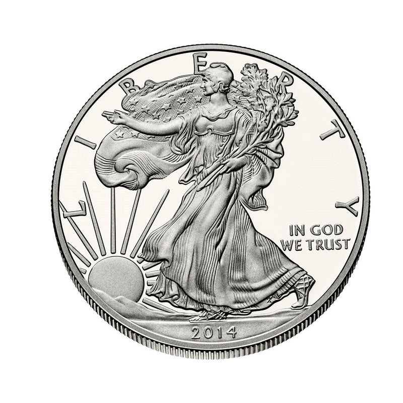 2014 American Eagle 1 oz. 99.99% Fine Silver Coin ( No Tax )