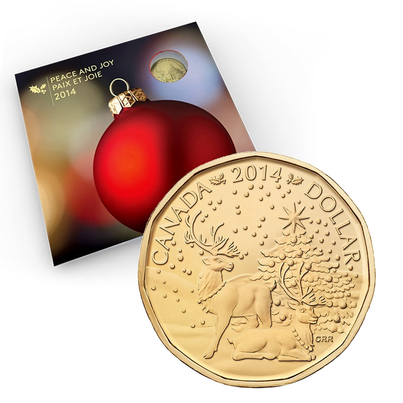 2014 Canada Peace and Joy Gift Set With Special Loon Dollar