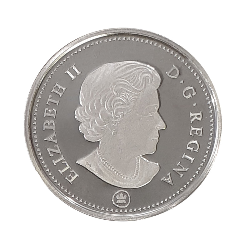 2014 Canada 25 Cents (No Silver) Proof Coin