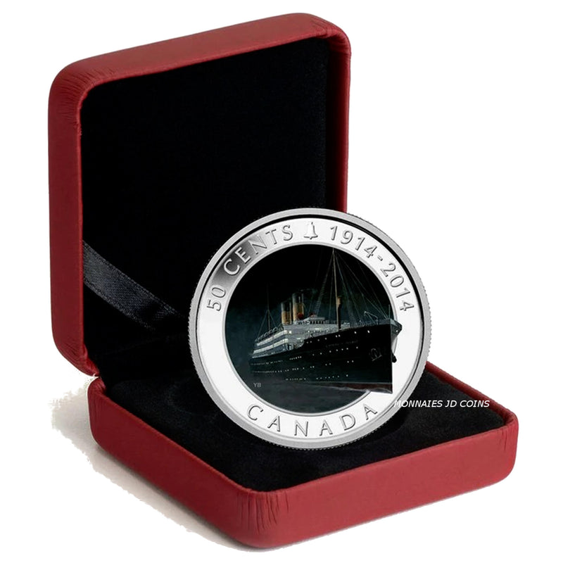 2014 Canada 50 Cent Lost Ships In Canadian Waters RMS Empress Of Ireland