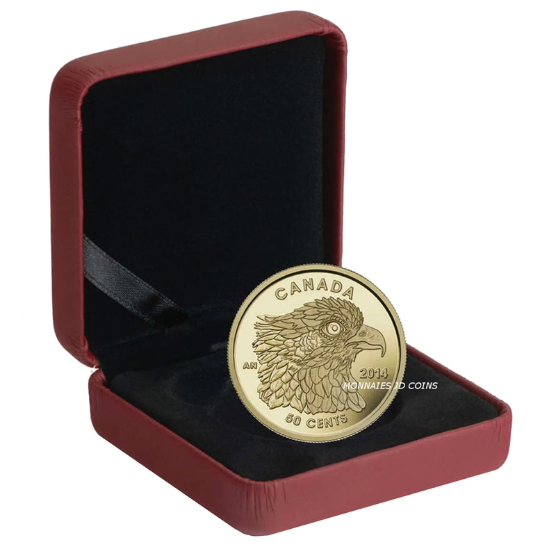 2014 Canada 50 Cent Osprey 1/25oz. 9999 Pure Gold (No Tax)