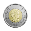 2014 Canada $2 Baby Rabbits Edition Special Baby Animals Specimen Coin