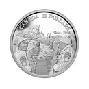 2014 Canada $10 70th Anniversary of D-Day Fine Silver (No Tax)