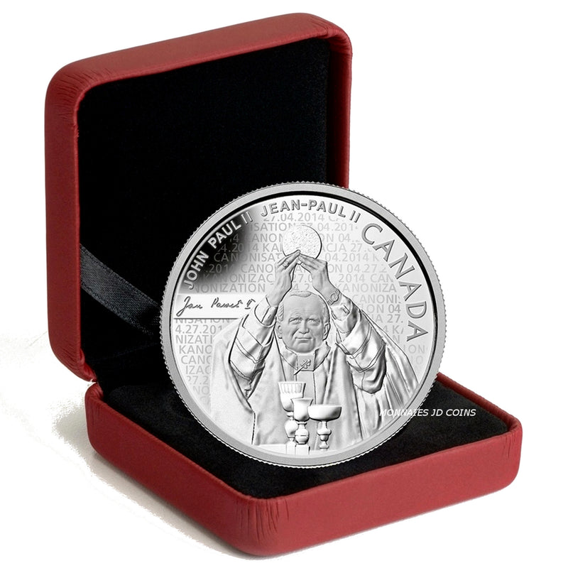 2014 Canada $10 Pope John Paul II Fine Silver (No Tax)