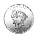 2014 Canada $25 75th Ann. First Royal Visit Ultra High Relief Fine Silver