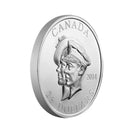 2014 Canada $25 75th Ann. First Royal Visit Ultra High Relief Fine Silver