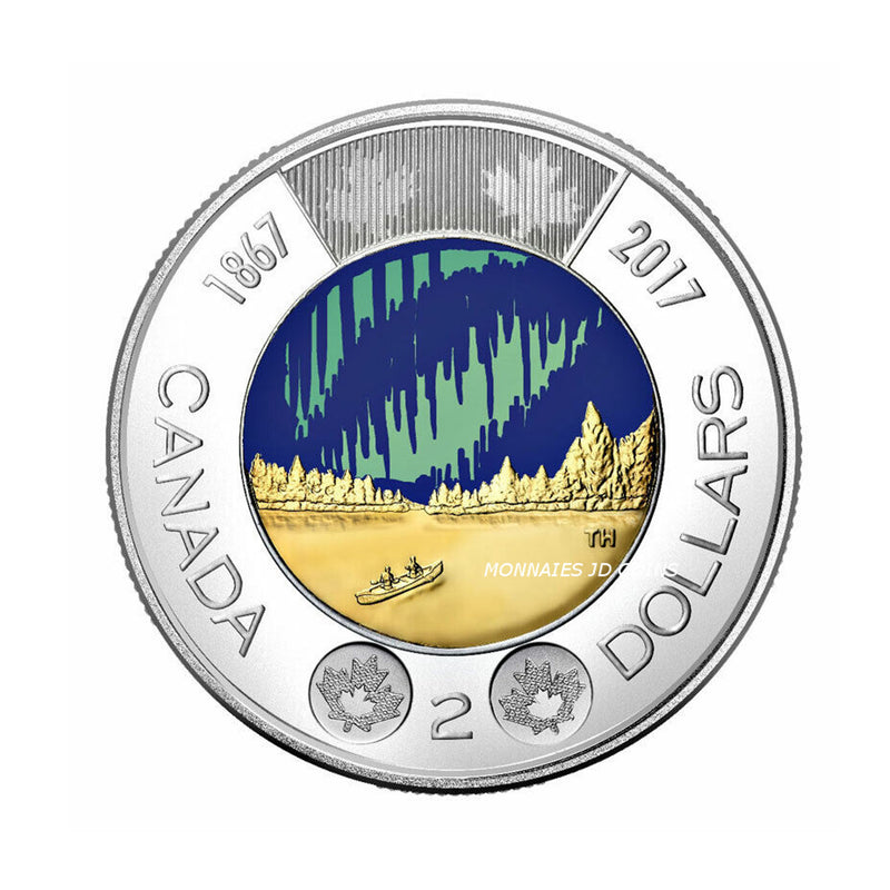 2017 Canada $2 Coloured Dance Brilliant Uncirculated Coin MS-63