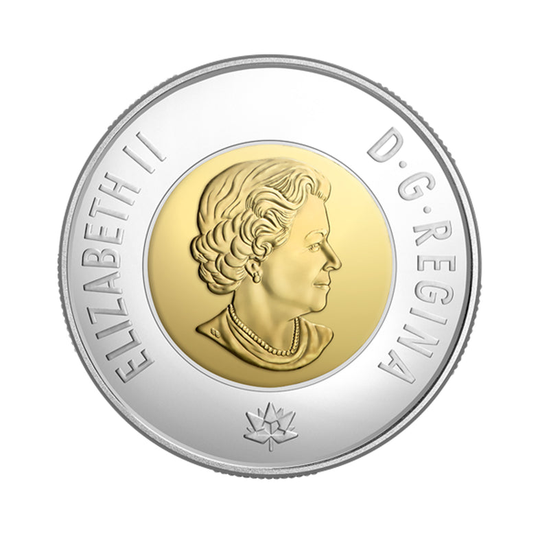 2017 Canada $2 Uncoloured Dance Brilliant Uncirculated Coin MS-63