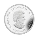 2014 Canada $3 Jewel Of Life Fine Silver (No Tax)