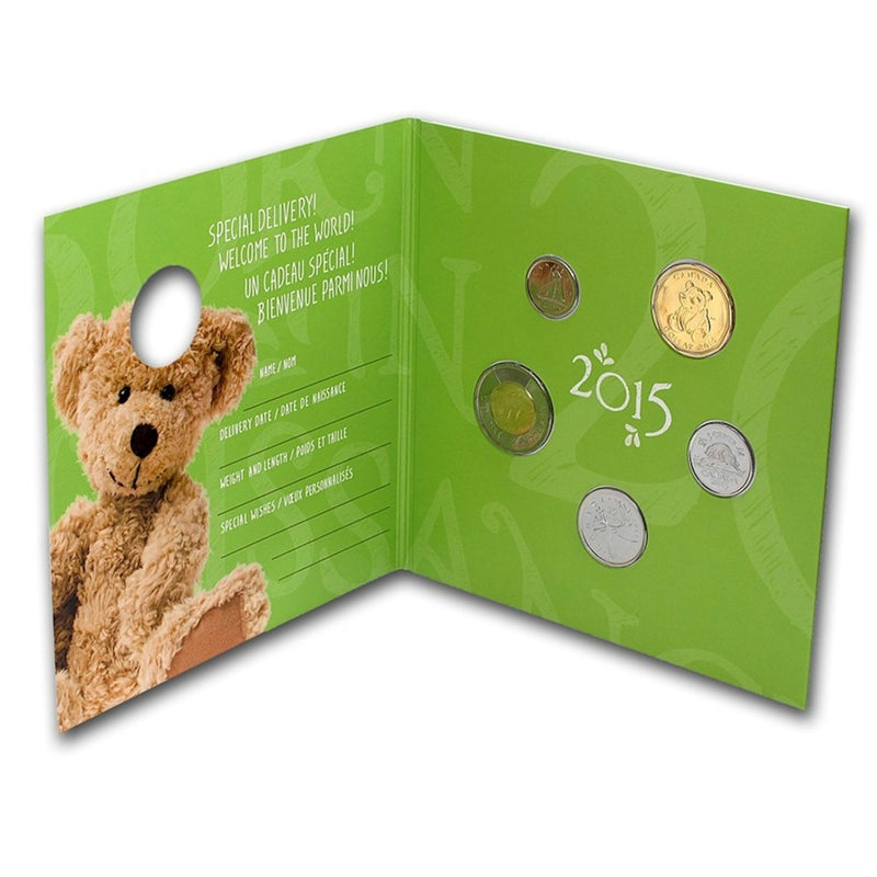 2015 Canada Baby Gift Set With Special Loon Dollar